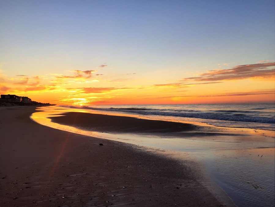 Another beautiful sunrise on the coast of North Carolina.