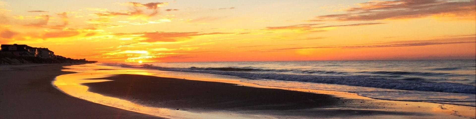Another beautiful sunrise on the coast of North Carolina.