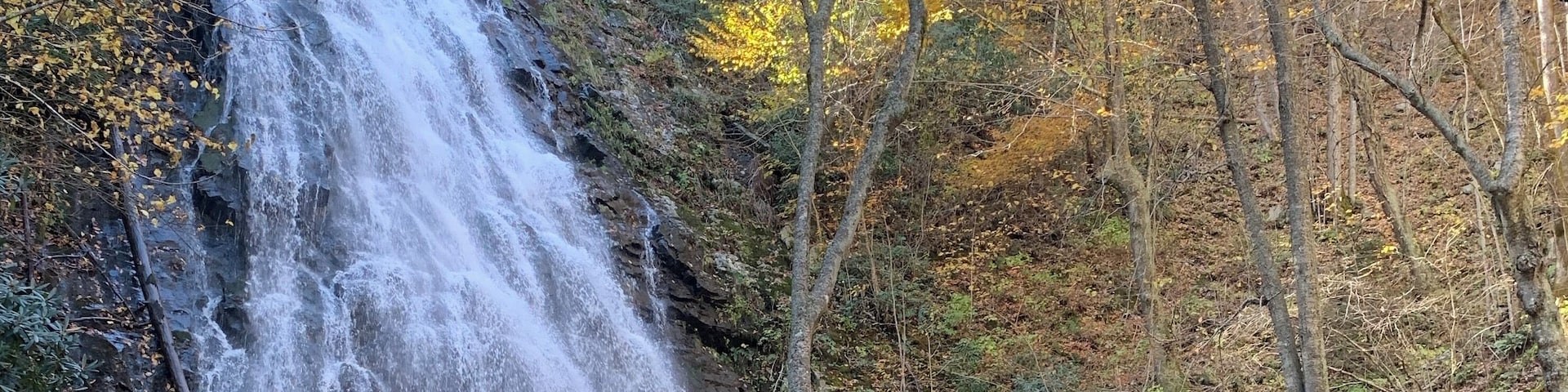 Short hike, awesome waterfall but the walk out gets people.