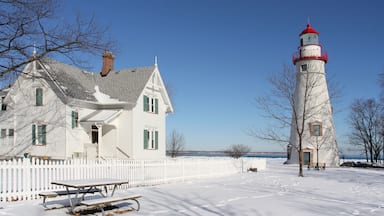 Marblehead Lighthouse in Marblehead, Ohio, United States, is the oldest lighthouse in continuous operation on the American side of the Great Lakes.