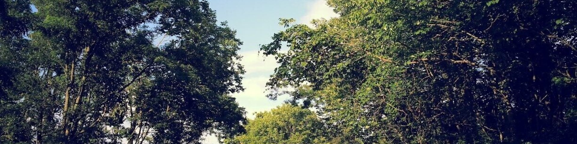 There is a short section of the Old National Road that is still brick and this road is naturally called Brick Road.