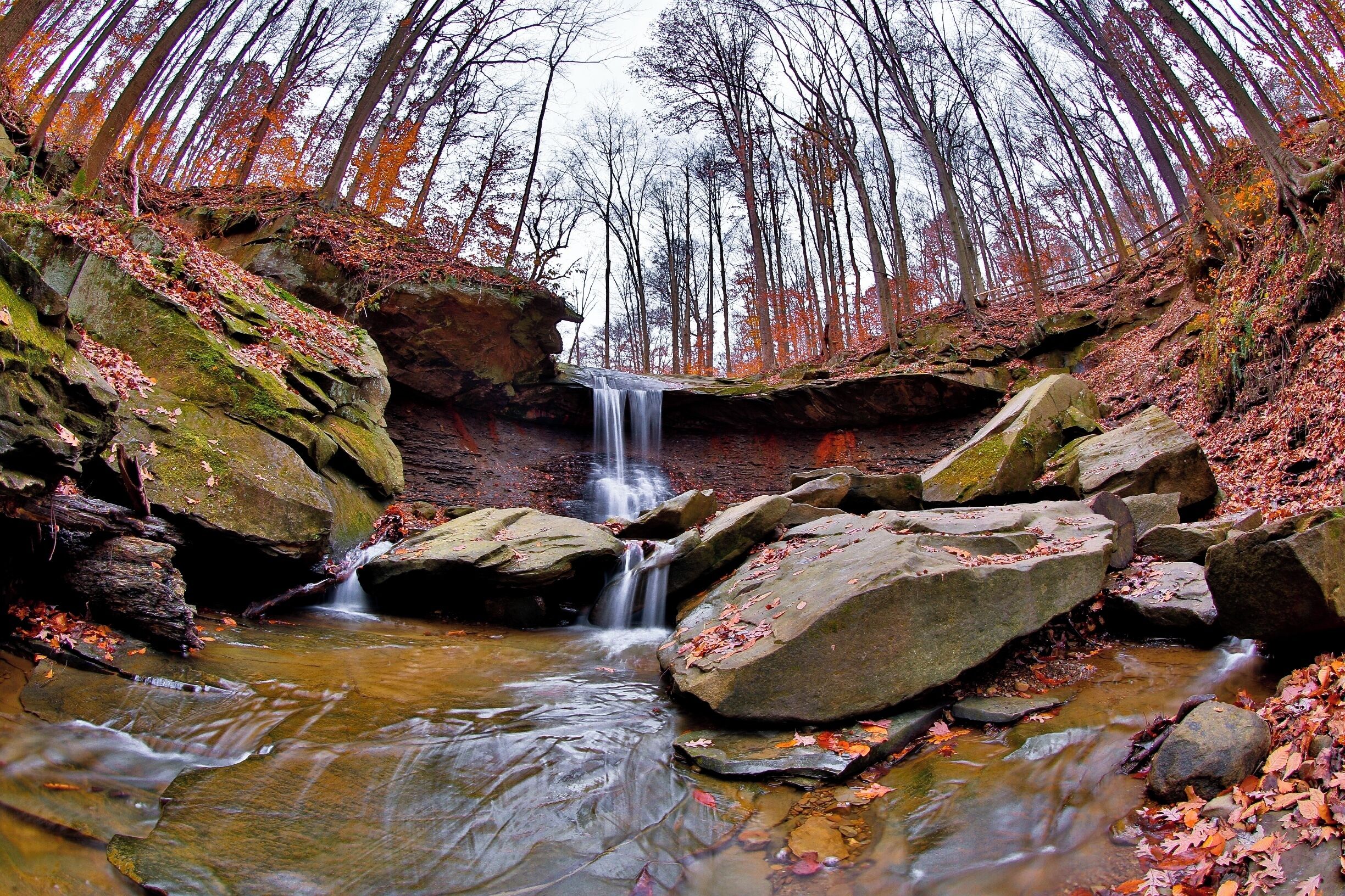#hiking.. i love hiking being out doors following a trail or just making my own  fresh air and the out doors is amazing. i hike every chance i can  close to home or travel to find new locations, I'm from akron Ohio but i love to travel this photo was from...from blue hen falls   its a easy small trail to get to  its lovely in every season of the year check it out 