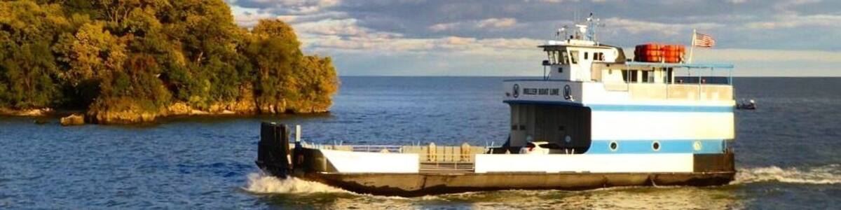 Miller Ferry to Put-in-Bay runs until Lake Erie freezes. If winter is mild and there is no ice, the ferry will run for most of the winter.