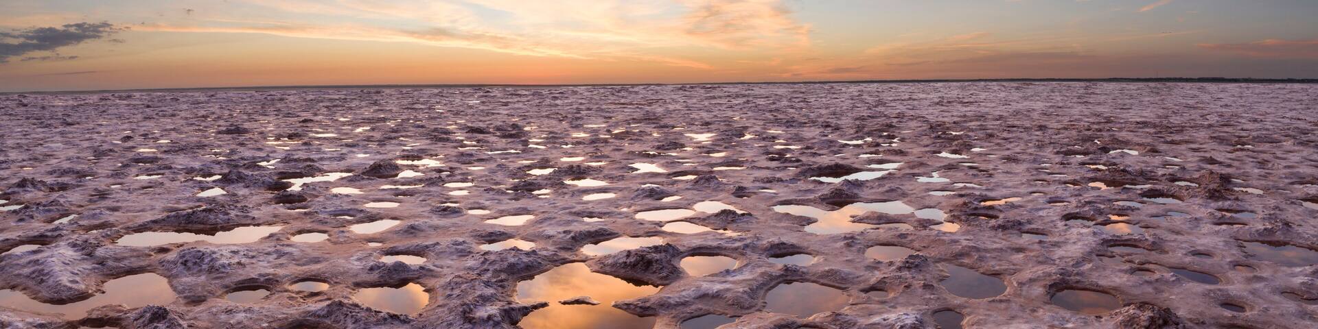 Dig Sites Stretch Across Salt Plains Nat'l Wildlife Refuge, OK