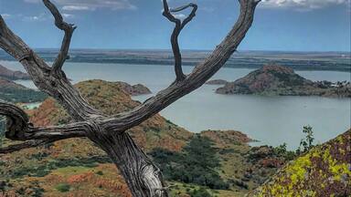 King Mountain is a great hike to the top, though never an easy one. There is a radio station tower on top, and I actually encountered several workers when I got to the top, they have to hike up also each time they have to work on the tower. Great views of the lake and mountains. There are a couple of places to park right beside the mountain. Watch out for the irrigation canal and stay away from it when it is running, it has a syphon that will suck you under and drown you. There is also a small cave on the side of the mountain that is a nice and cool spot on a hot day.