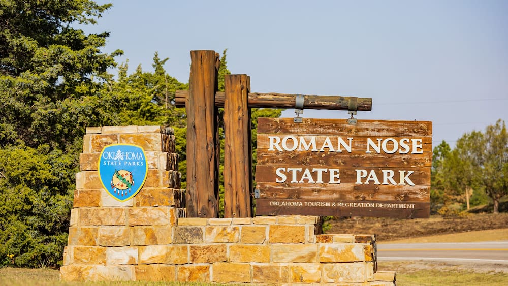 Sign of the Roman Nose State Park