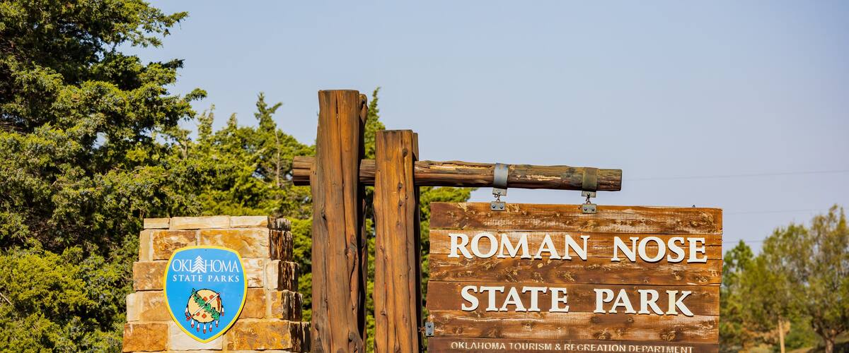 Sign of the Roman Nose State Park