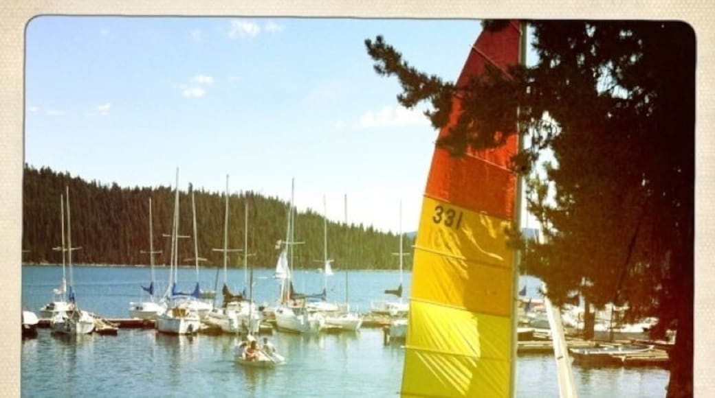 Amazing lake recreation area near Mt Bachelor.