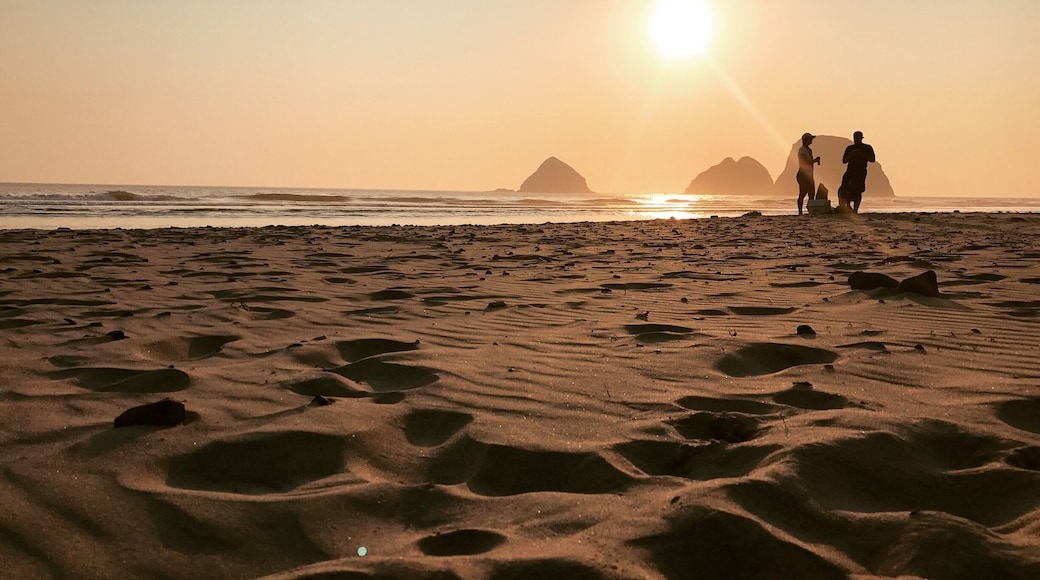 Setting sun; nights on the Coast. #aquatrove #pnw #westcoastdreamin #oceansideOR