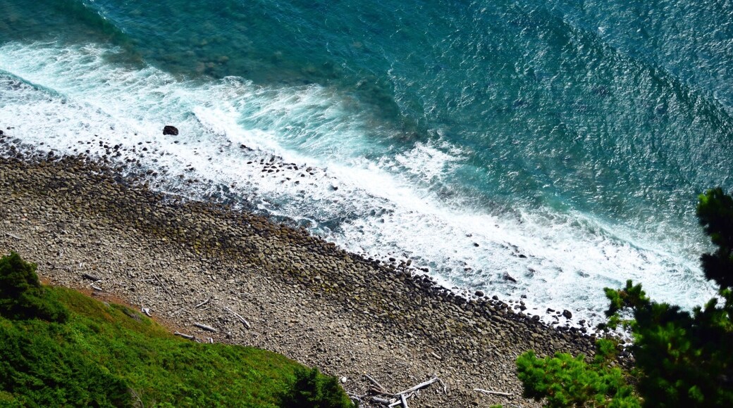 The old sign marking the pass through the mountains.