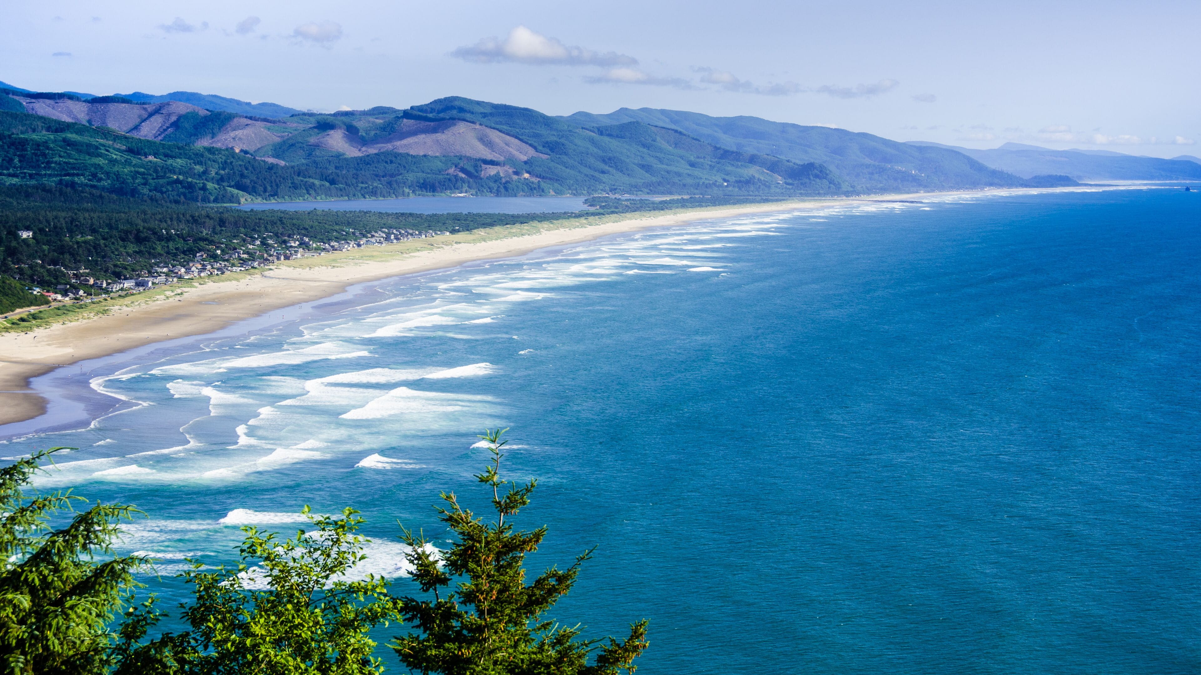 Rockaway Beach has seven miles of a sandy shoreline and is one of the most popular vacation destinations in Oregon.; Shutterstock ID 743709190; Purchase Order: -