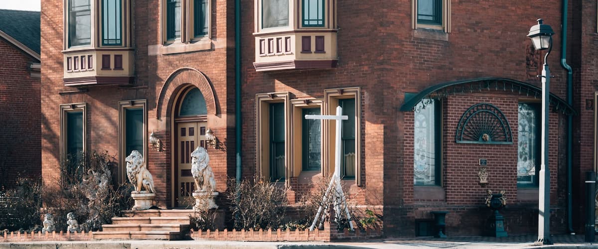 A historic house in Abbottstown, Pennsylvania