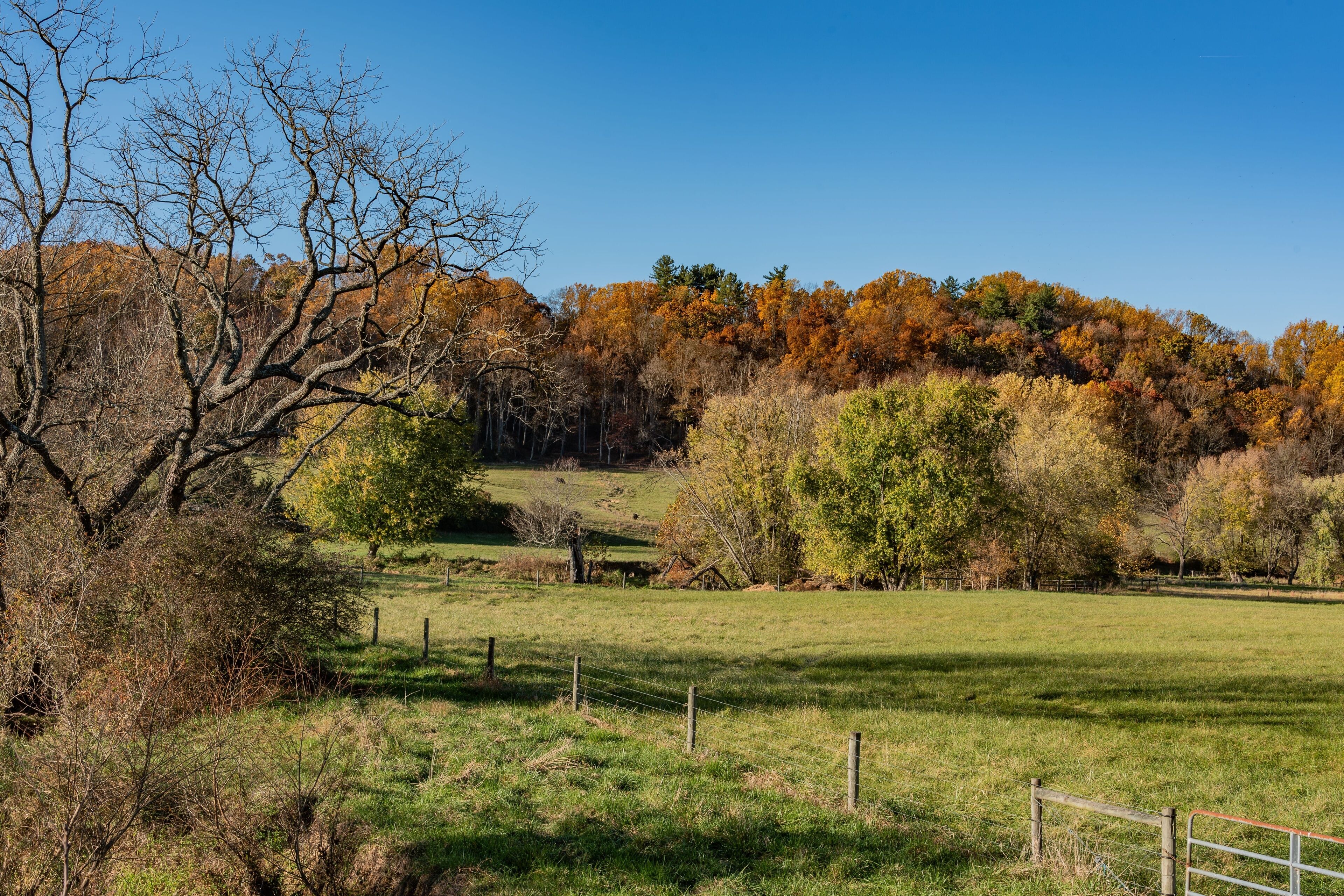 Fall Colors along the Rail Trail, Seven Valleys PA USA