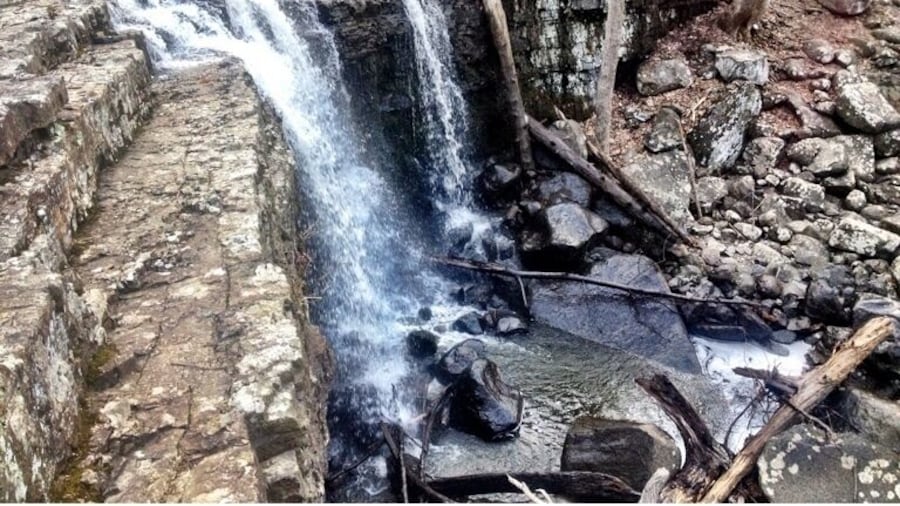 Ringing rocks county park is mostly known for its field of boulders, that, when struck with a hammer, ring out in a variety of tones not normally associated with rocks. For first time visitors, it's amazing, and for musically inclined people, it may hold the entirety of their interest.
However, if one is to hike beyond the boulder field