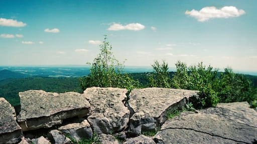 Panoramic view from the Pinnacle of the Appalachian Trail, Blue Mountain, Appalachian Mountains, Pennsylvania, USA