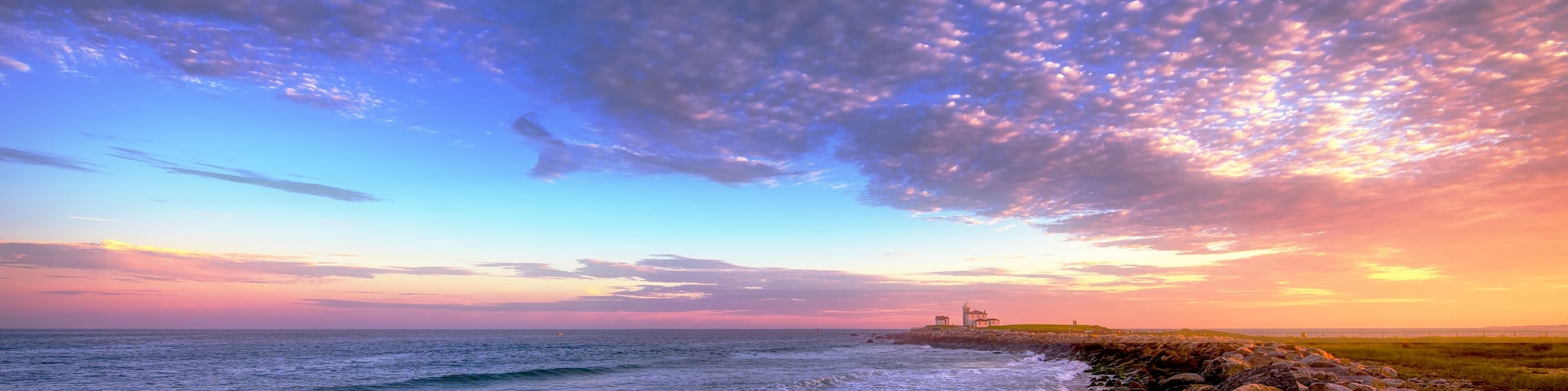Watch Hill Lighthouse at Sunset