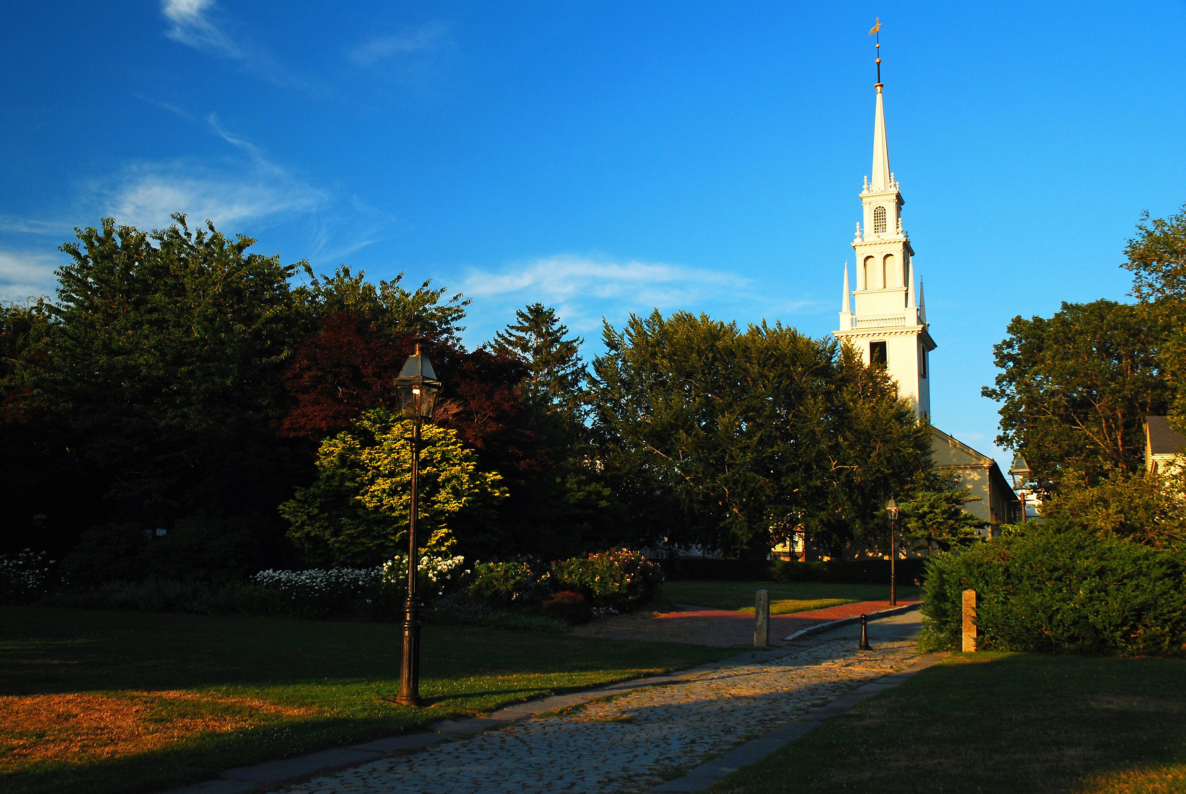 Historic Trinity Church in Newport, Rhode Island