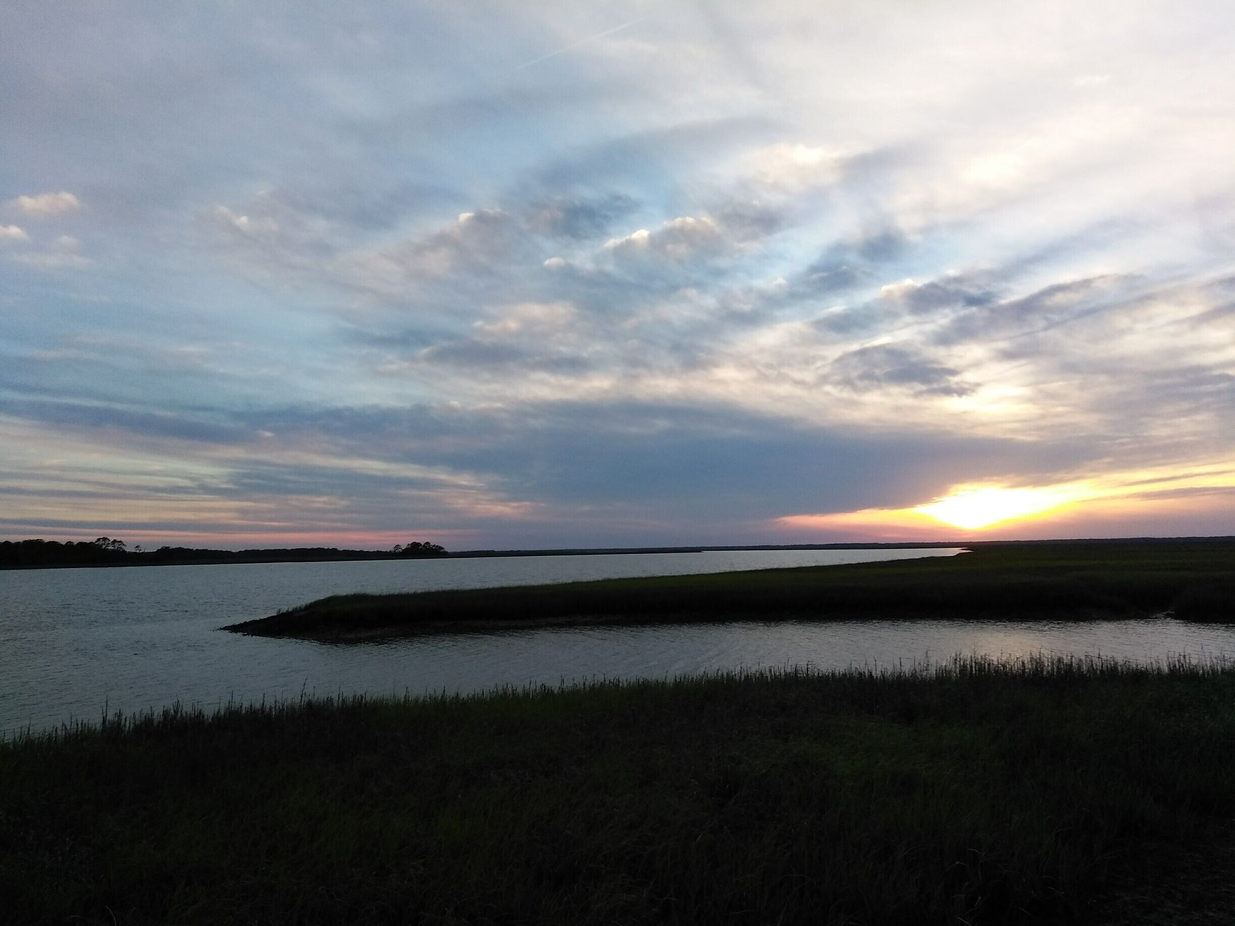 Fripp Island, a nature preserve, offers some great sunsets for viewing.