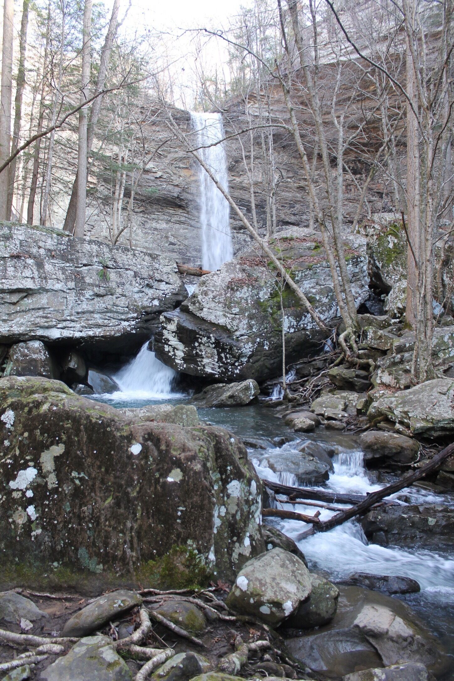 My first trip to the bottom of the falls
