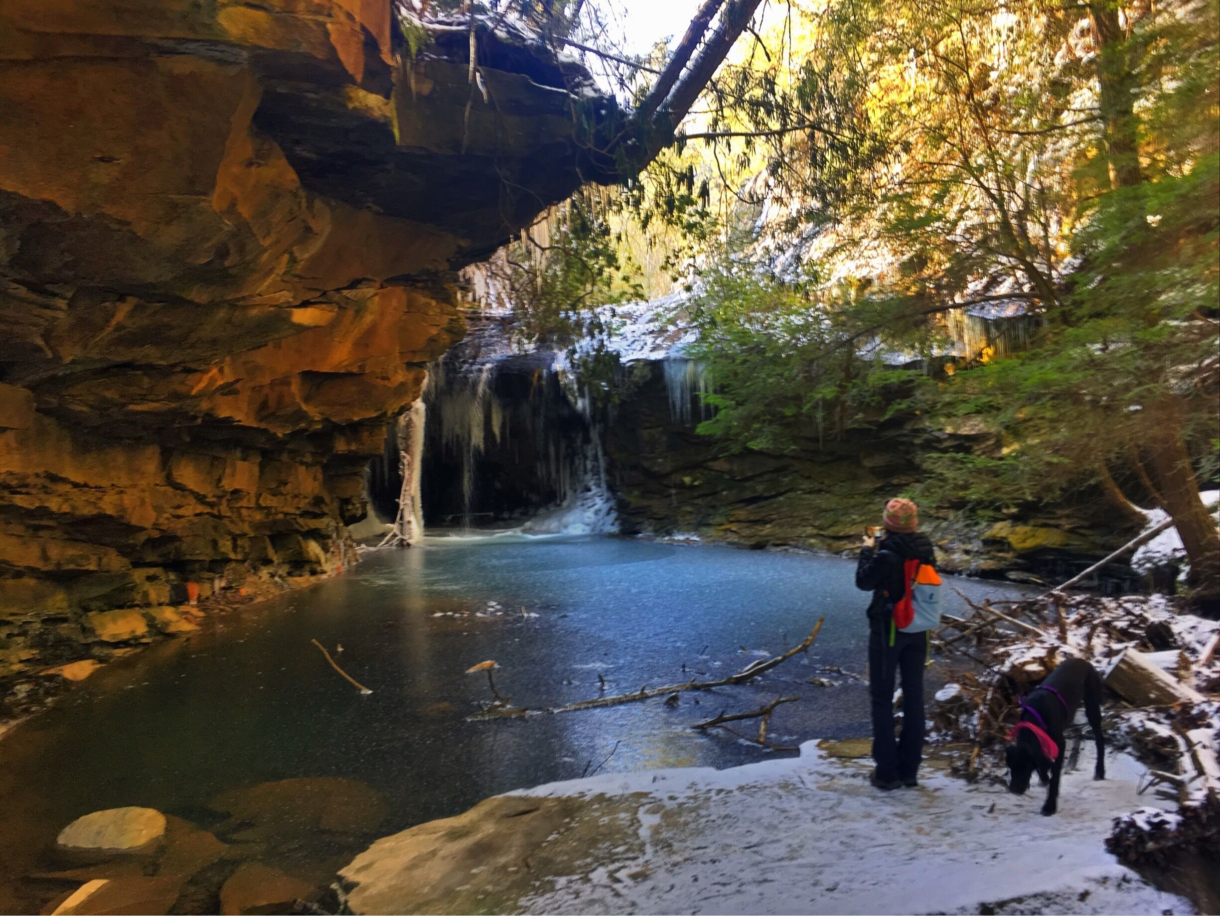 Great day hiking the Honey Creek Loop in Big South Fork, Tennessee
