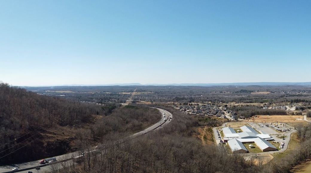 Aerial panorama Ooltewah Tennessee USA