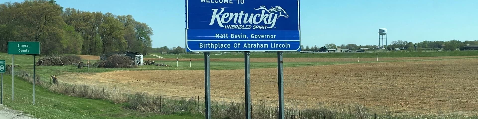 Welcome to Kentucky.
Travelling back to New Brunswick (April 2016)
Google says this is in Portland Tennessee which is 5 miles from Franklin Kentucky.