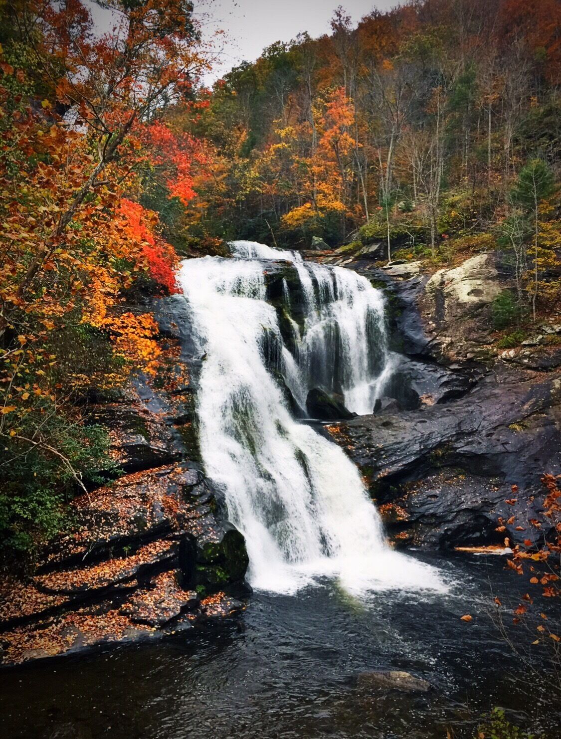 Bald River Falls.  My most favorite waterfall during my most favorite time of the year. 