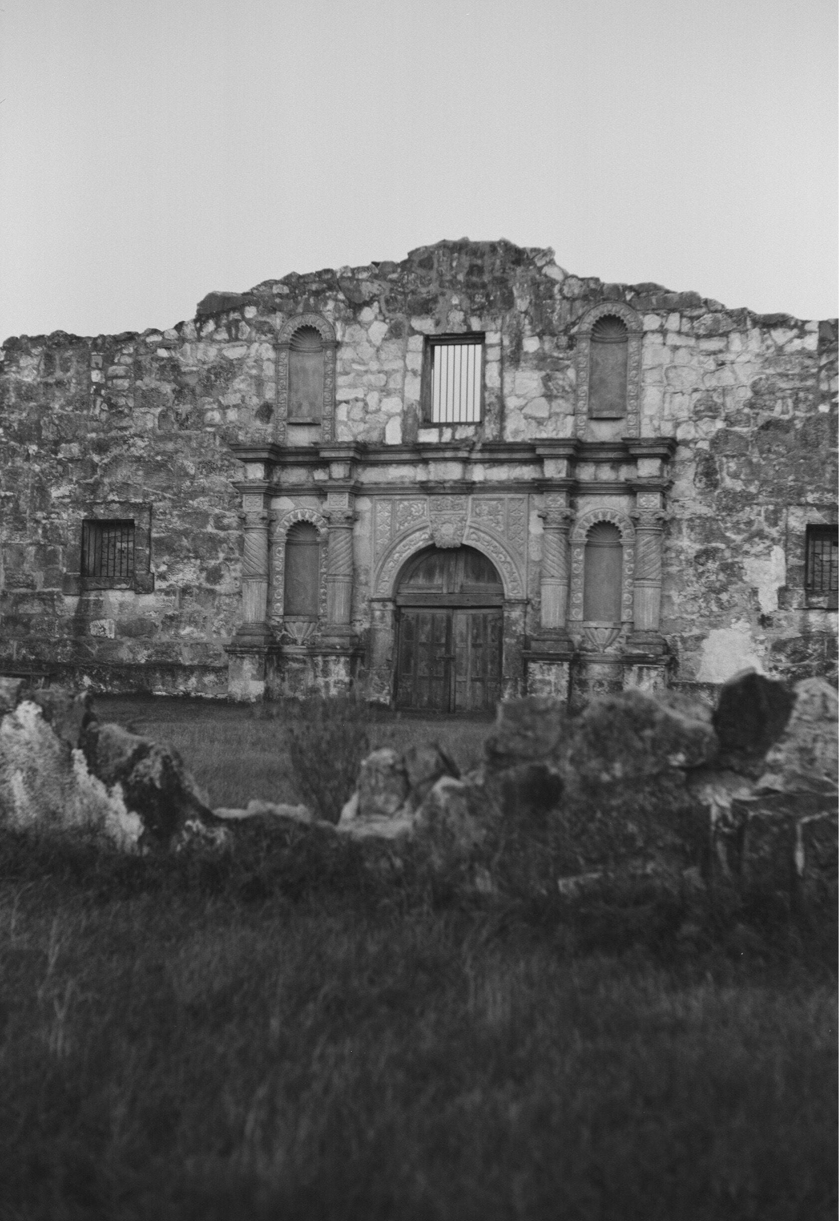 The Alamo Village. Located on the old Happy Shanahan Ranch. This is the Village John Wayne built for his Movie 'The Alamo'. Different from the original Alamo in San Antonio. This one is a bit smaller and faces East. Taken at sunset 