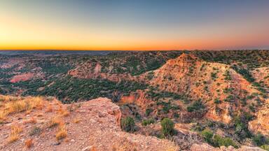 Sunrise at Palo Duro Canyon, TX