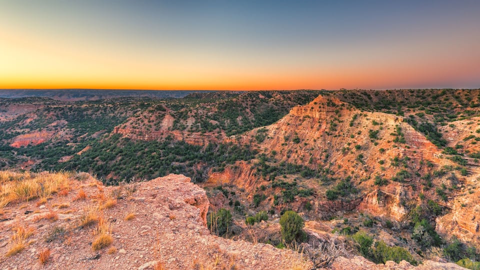 Sunrise at Palo Duro Canyon, TX