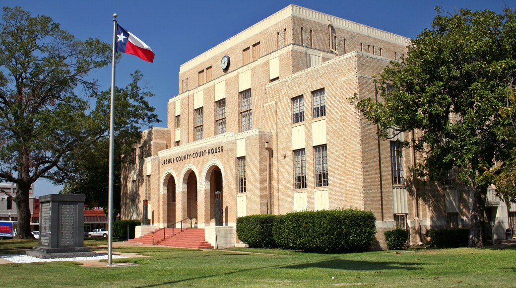 Upshur County Courthouse Building Located in Gilmer, Texas