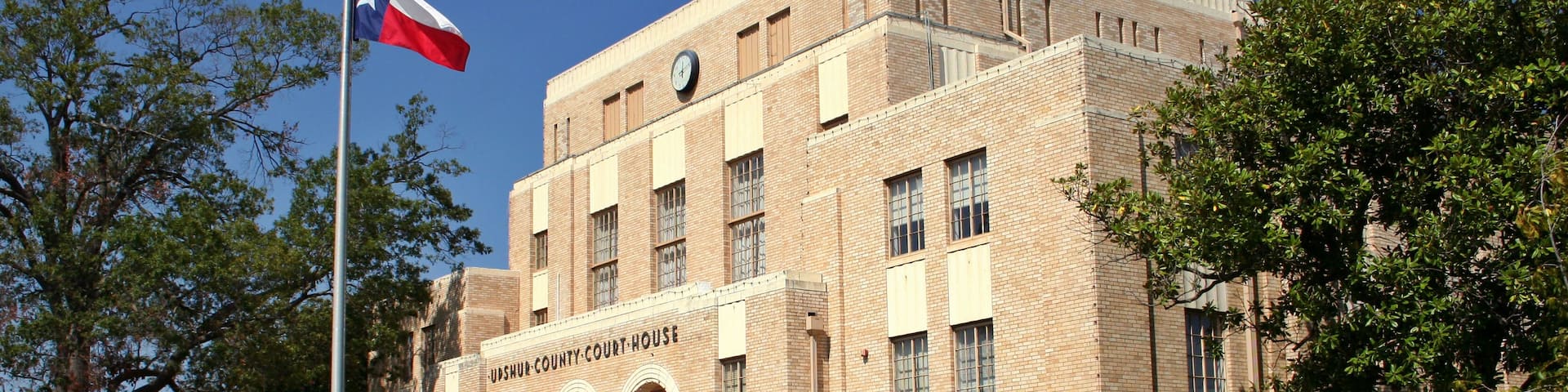 Upshur County Courthouse Building Located in Gilmer, Texas