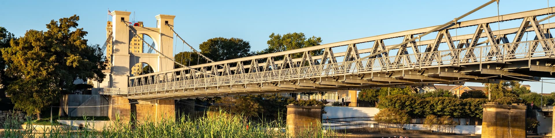 Waco Suspension Bridge in Waco, Texas