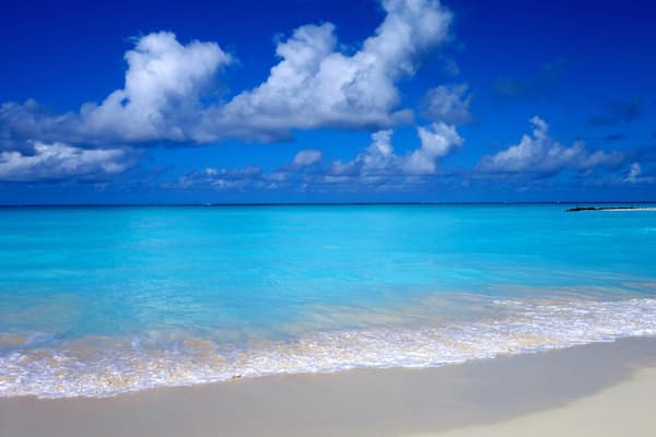 Turks and Caicos which includes landscape views and a beach