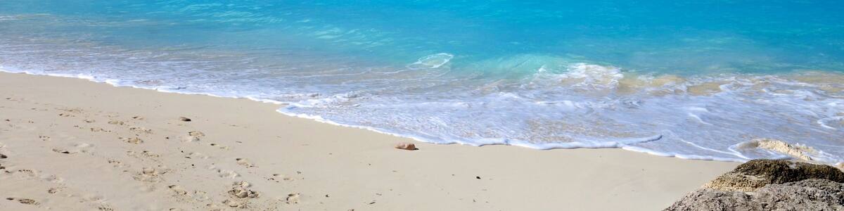 Turks and Caicos featuring a beach and landscape views