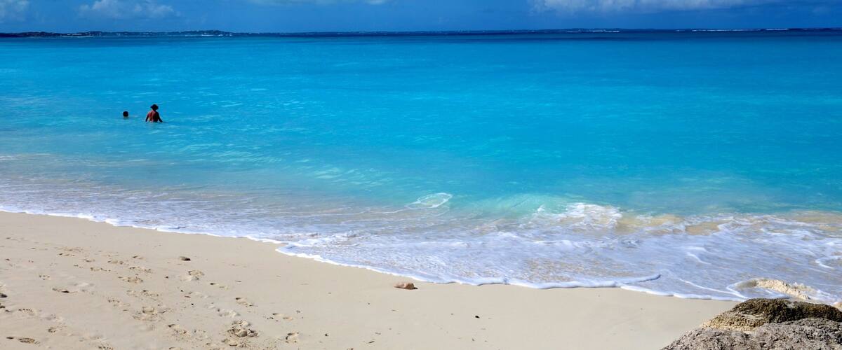 Turks and Caicos featuring a beach and landscape views