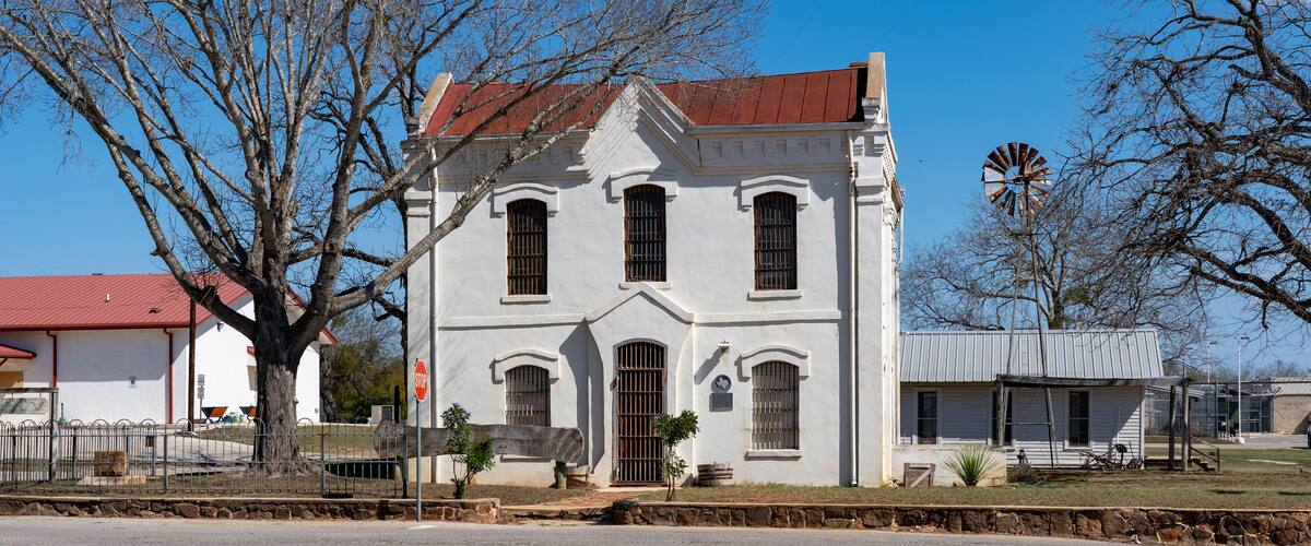 Old Jail in Pearsall, Texas