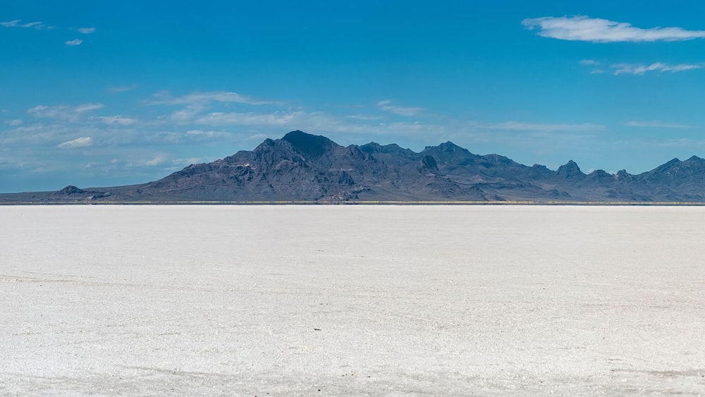 Bonneville Salt Flats Utah surreal landscape
