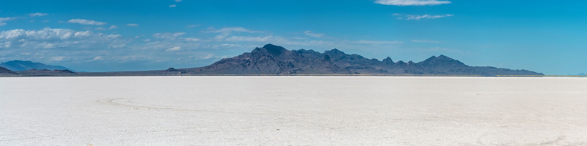 Bonneville Salt Flats Utah surreal landscape