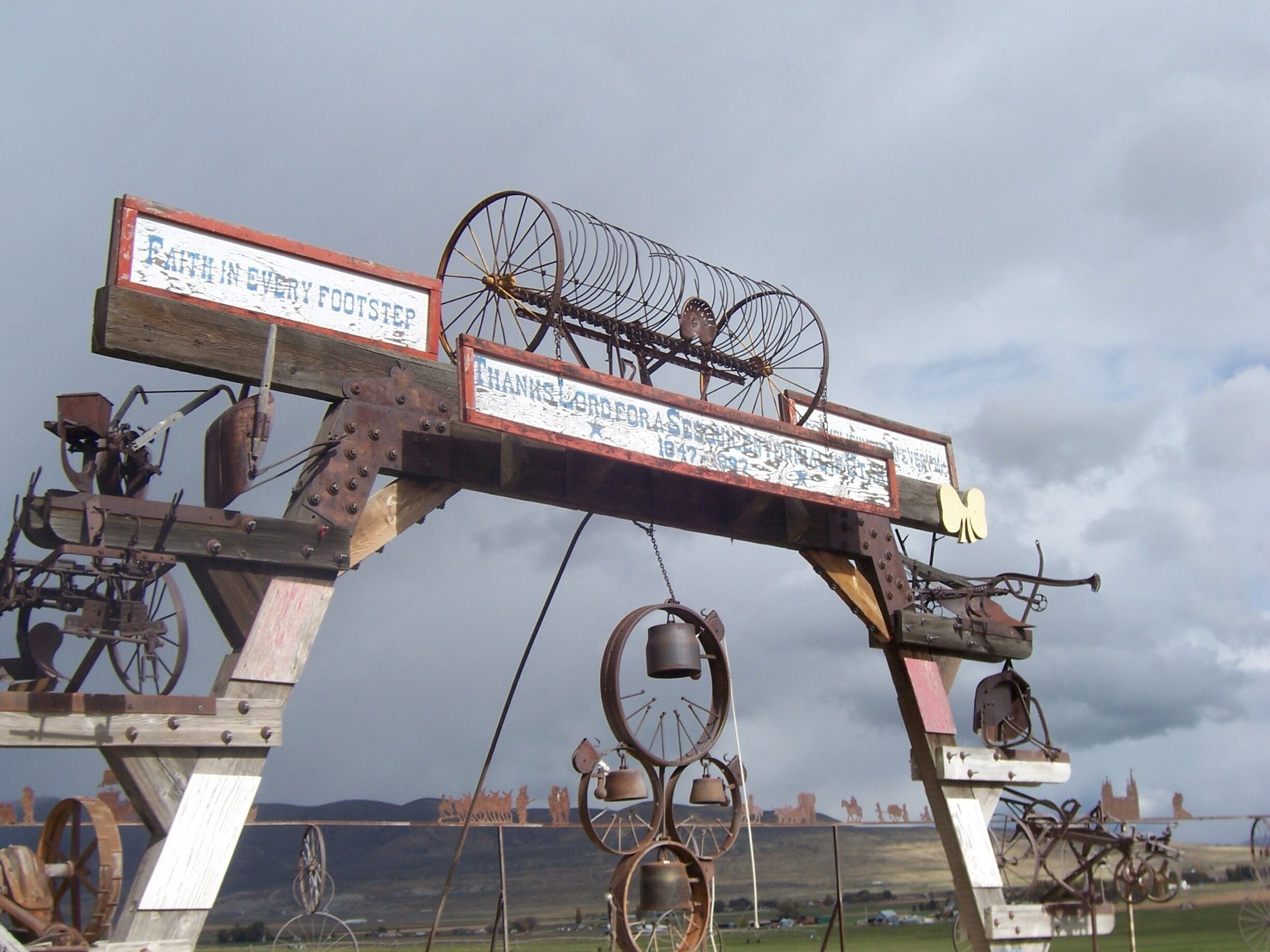 This is cool pioneer park, and museum. It's made out of a lot of cool, old things. The museum was just self guided while I was there. Pretty cool history. 