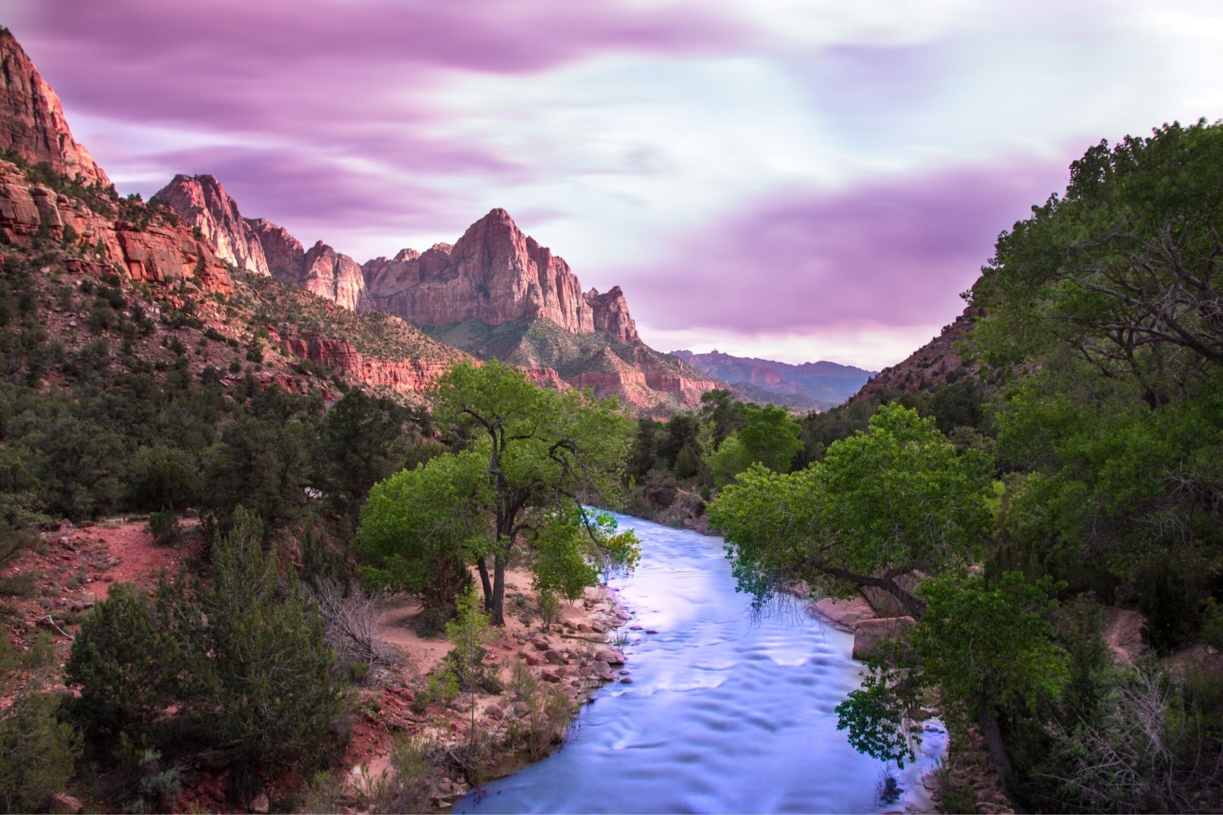 After a long day of hiking!