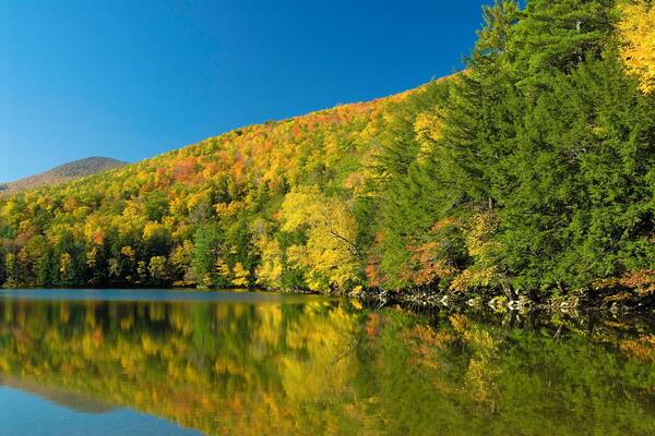Just off US7 north of Manchester, VT, Emerald Lake is a great place to photograph fall colors.