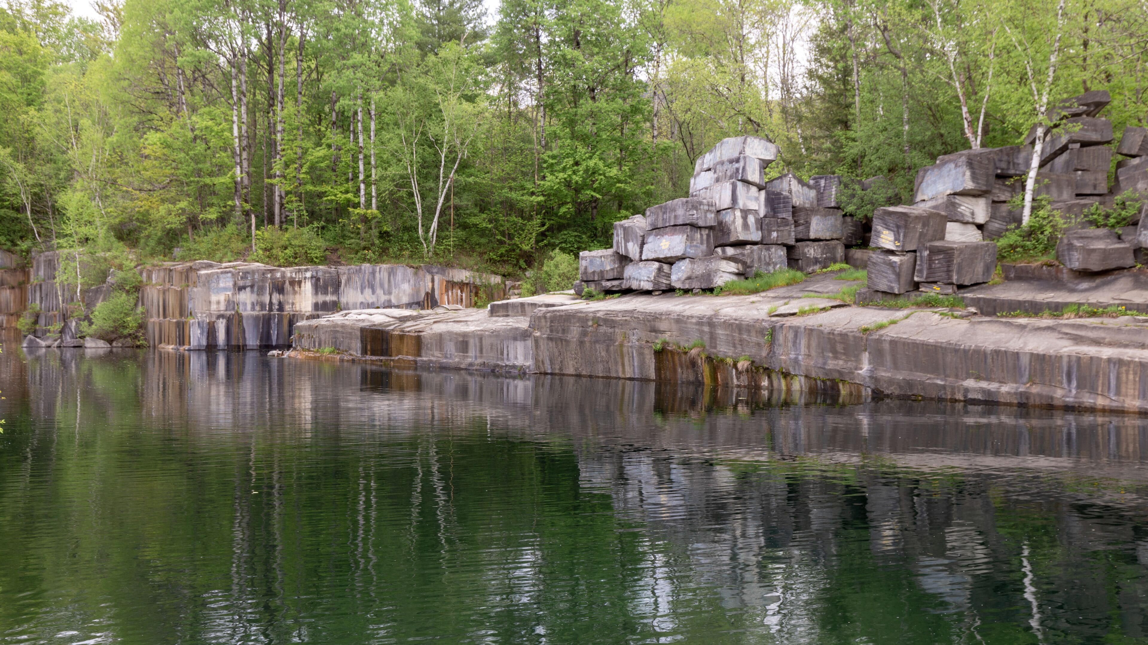 Dorset Industrial Mining Rock Quarry in Vermont