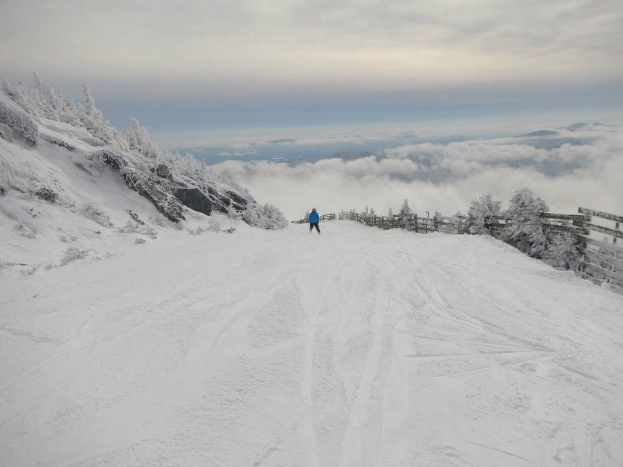 Above the clouds at Jay Peak. #snow