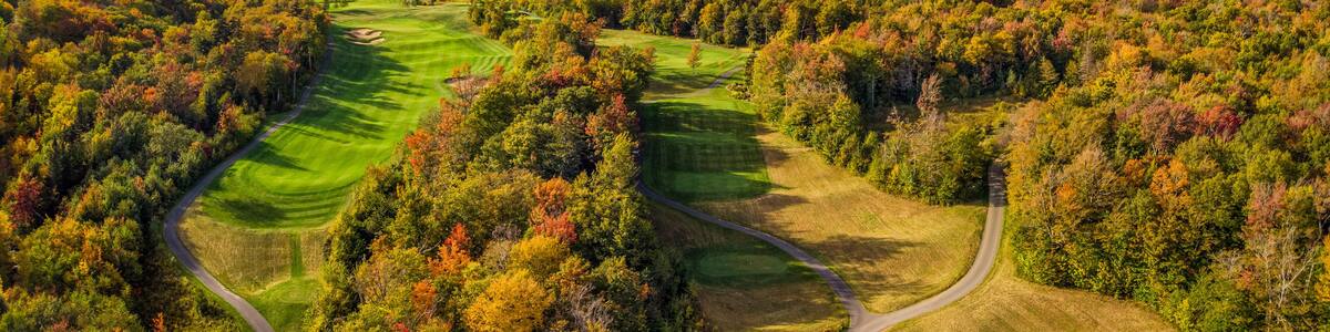 Jay Peak Resort Golf Club in Vermont in Autumn