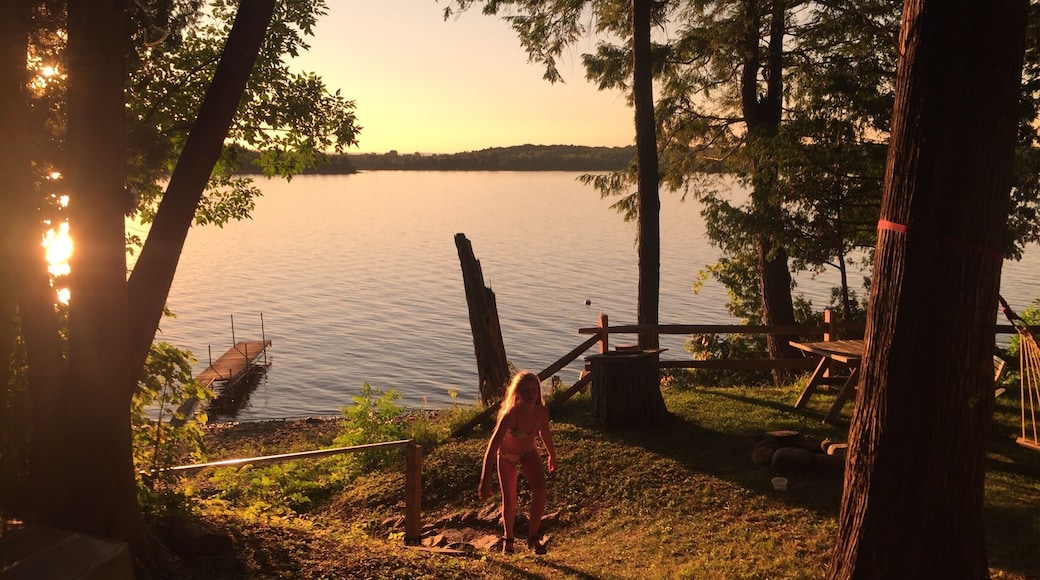 Sunsetting after a great day at camp.