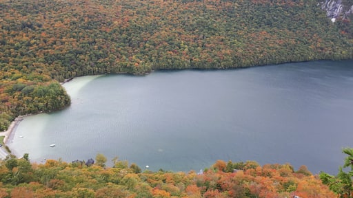 The beauty of fall colors seen at the top of Pisgah Mount in Vermont. (USA)
