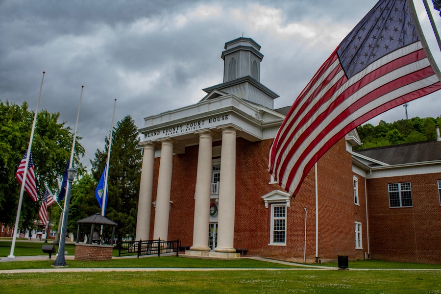 Bland County, Virginia courthouse