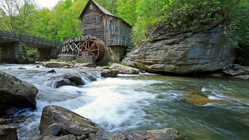 Glade Creek and Grist Mill - Babcock State Park, West Virginia