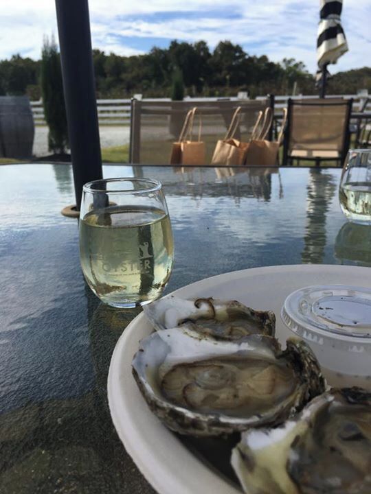Wine and oysters